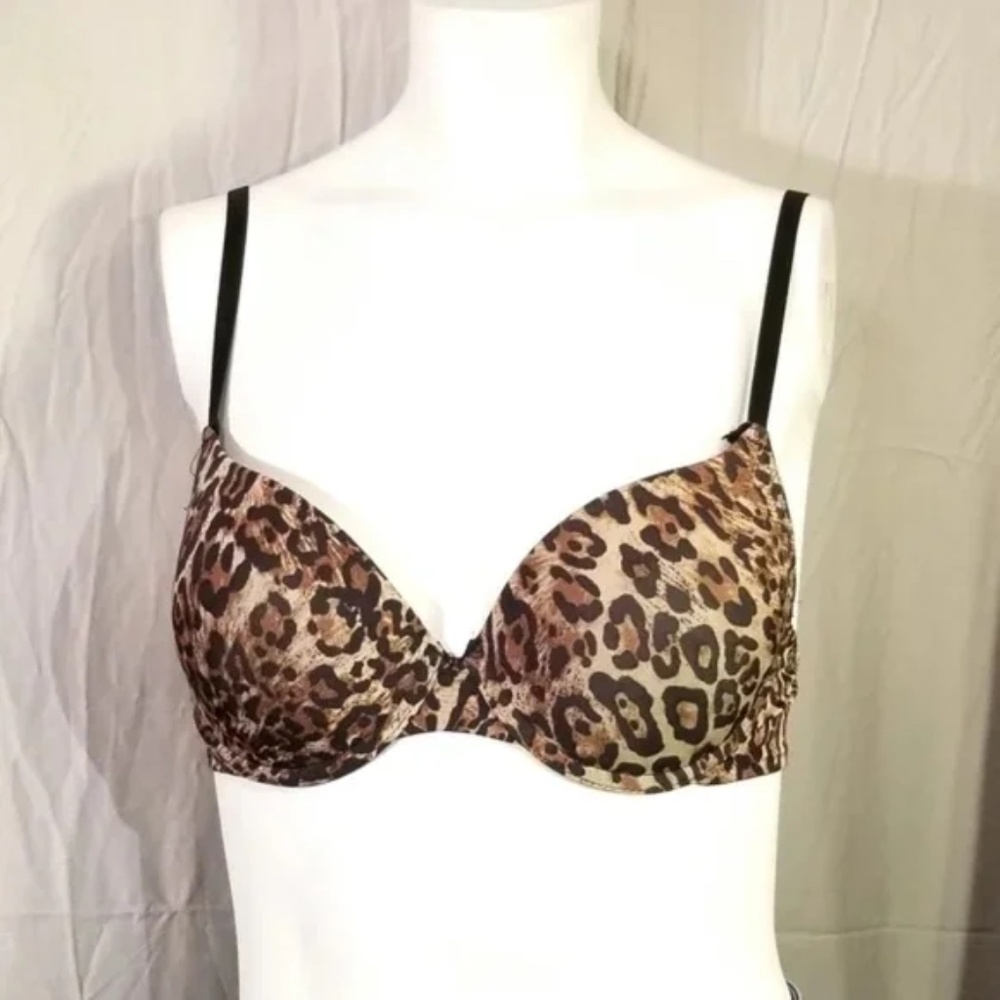❤️ Leopard Print Push Up Bra